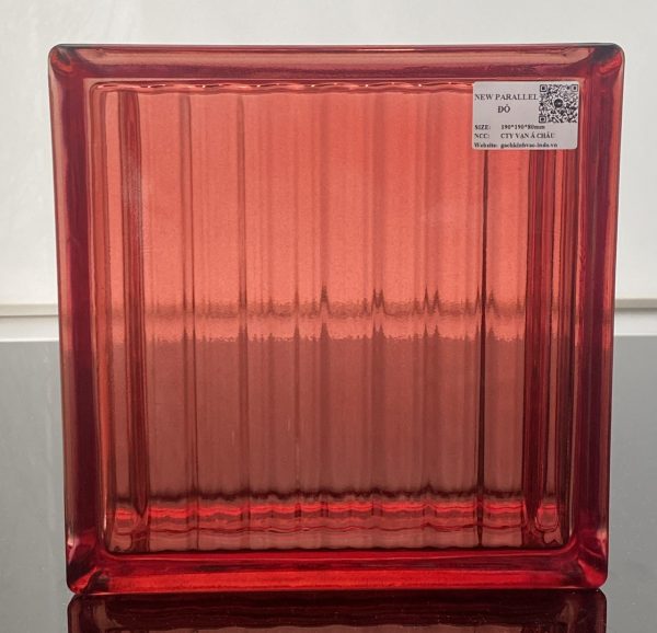 Gạch Kính New Parallel Đỏ