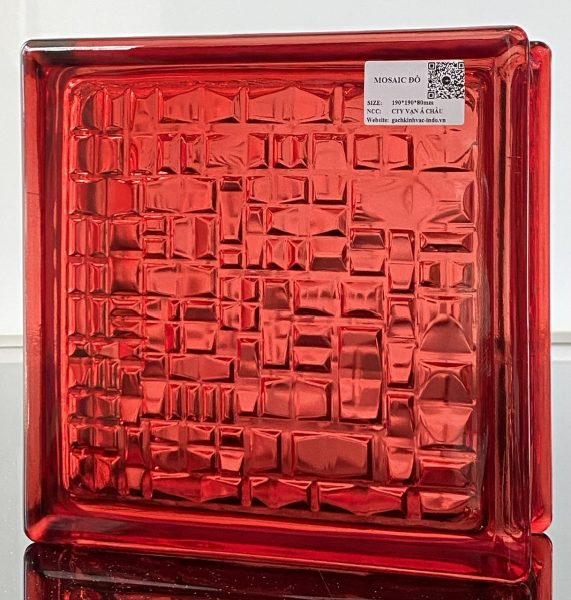 Gạch Kính Mosaic đỏ