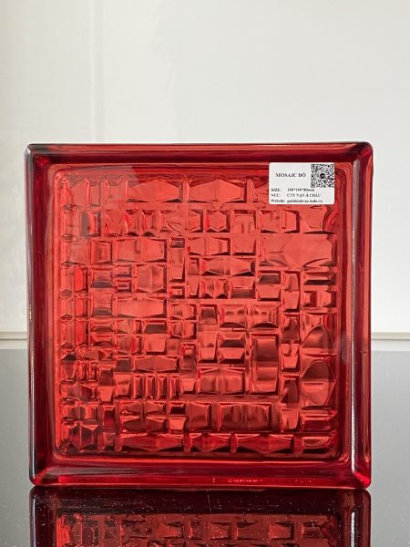 Gạch Kính Mosaic đỏ